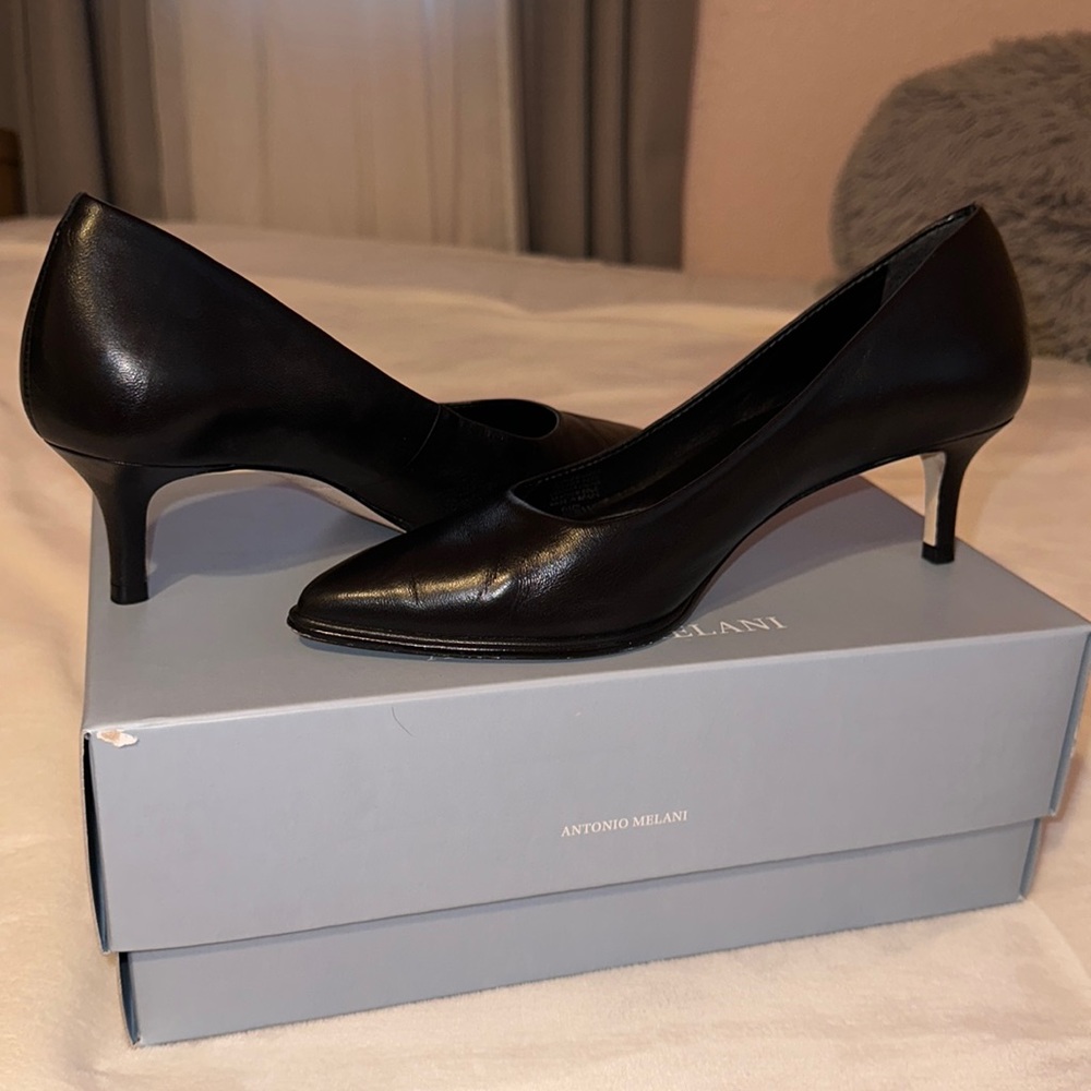 Antonio Melani Ellen Leather Pointed Toe Pumps size 6